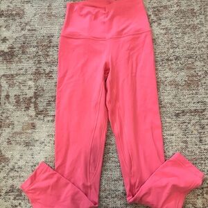 Vibrant Pink High-Waisted Leggings